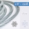 Laureola Industries 1/8" 7x19 Stainless Steel Aircraft Wire Rope 304 Grade, 200 ft ZAG18-SS304-719-200 - alternate 2